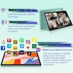 2025 Android 14 Tablet with Keyboard, 20GB RAM