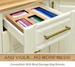 Bartnelli Premium Bamboo Bag Organizer Set, 4 Pieces