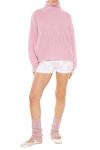 Blush Turtleneck Knit Sweater by Forever 21