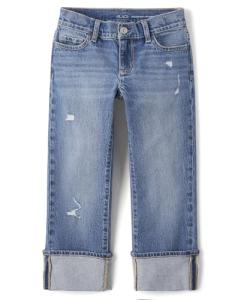 Girls' Straight Leg Jeans - 90s Valley Wash