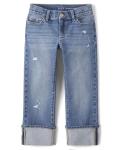 Girls' Straight Leg Jeans - 90s Valley Wash
