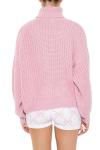 Blush Turtleneck Knit Sweater by Forever 21