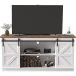 JUMMICO 65 Inch TV Stand with Barn Doors