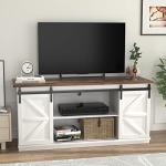 JUMMICO 65 Inch TV Stand with Barn Doors