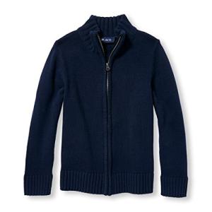 Boys' Zip Up Mock Neck Sweater, Tidal