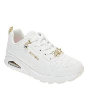 Skechers Kids Uno Gen1 Sneakers, White/Gold