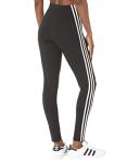 adidas Women's Black Three Stripes Leggings, Small