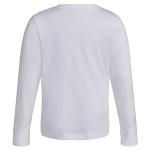 Adidas Girls Long Sleeve Tee, White, Size 5