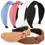6PCS Stylish Top Knotted Headbands for Women