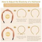 6PCS Stylish Top Knotted Headbands for Women