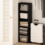 Furinno 5-Tier Open Shelf Closet Organizer, Blackwood
