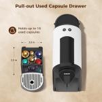 CHULUX Mini Espresso Pod Machine, 20 Bar Coffee Maker