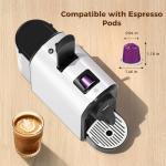CHULUX Mini Espresso Pod Machine, 20 Bar Coffee Maker