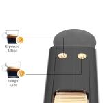 Rinkos Black Espresso Machine for Nespresso Pods
