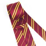 Red and Gold Cosplay Tie for Halloween Fun
