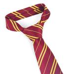 Red and Gold Cosplay Tie for Halloween Fun