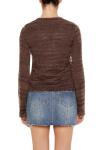 Forever 21 Women's Fuzzy Knit Cardigan Sweater
