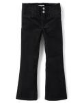 Girls' Black Corduroy Flare Pants by The Children's Place