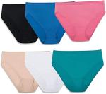 Fruit Of The Loom Women's Lightweight Microfiber Briefs 6-Pack