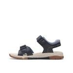 Clarks Spiney Step Navy Flat Sandals for Kids