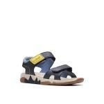 Clarks Spiney Step Navy Flat Sandals for Kids
