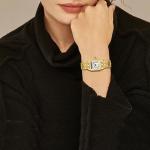 Women’s Cheetah Vintage Gold Watch with Bracelet