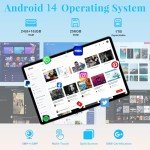 2025 Android 14 Tablet, 11 inch, 24GB RAM