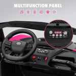 ARBELI 24V Pink 2-Seater Ride-On Car for Kids