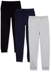 Boys' French Terry Jogger Pants 3-Pack