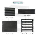 4 Tier Stackable Shoe Rack for Kids & Adults