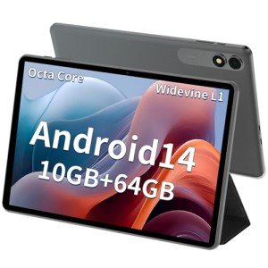 JIKOCXN 10.1" Android 14 Tablet - 10GB RAM