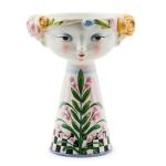 MACKENZIE-CHILDS Rosy Meadow Decorative Ceramic Vase