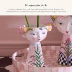 MACKENZIE-CHILDS Rosy Meadow Decorative Ceramic Vase