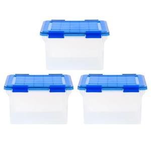IRIS USA 3-Pack Weatherproof File Box Set