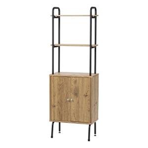 IRIS USA Rustic Industrial Storage Cabinet with Shelves
