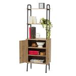 IRIS USA Rustic Industrial Storage Cabinet with Shelves