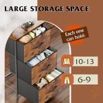 WLIVE 3-Drawer Fabric Dresser with Organizer Top