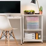 IRIS USA 6 Quart Clear Storage Bins with Lids