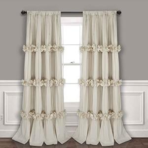 Boho Blackout Curtains with Butterfly Flowers, 54" x 84