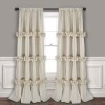 Boho Blackout Curtains with Butterfly Flowers, 54" x 84