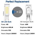Dimmable G9 LED Bulb for Whirlpool Microwave (2 Pack)