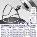 Stainless Steel Flat Beater for KitchenAid Mixers