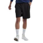 Hanes Men's Jersey Cotton Pocket Workout Shorts, Black