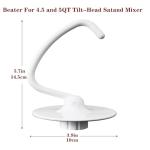 C-Shaped Dough Hook for KitchenAid Mixers