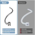 Stainless Steel Dough Hook for KitchenAid Mixers