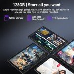 10.1" Android Tablet, 128GB, 8GB RAM, 5G WiFi