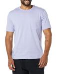 Men's Cotton Crewneck T-Shirts 2-Pack, Washed Blue/Lavender