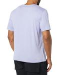 Men's Cotton Crewneck T-Shirts 2-Pack, Washed Blue/Lavender