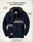 Legendary Whitetails Tough As Buck Hoodie, Navy