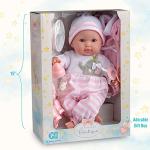 15" Realistic Soft Body Baby Doll Gift Set